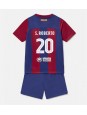 Barcelona Sergi Roberto #20 Replika Hemmakläder Barn 2023-24 Kortärmad (+ byxor)